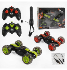 Машина на радіокеруванні LH-C 069-3 (24) 2 кольори, підсвічування, звук, керування: пульт 2.4G та браслет, акум. 3.7V, обертання на 360°, в коробці