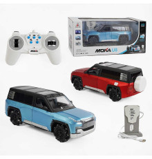 Машина на радіокеруванні 2155 (12) 2 кольори, світло, звук, відчиняються двері, автоматичне паркування, 1:12, обертання на 360°, пульт 2.4 GHz, в коробці