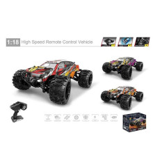 Машина на радіокеруванні 866-186 (24) 3 види, акум. 7,4 V, пульт 2,4 G, масштаб - 1:18, амортизаційні пружини, протиударний корпус, в коробці, ВИДАЄТЬСЯ ТІЛЬКИ МІКС ВИДІВ