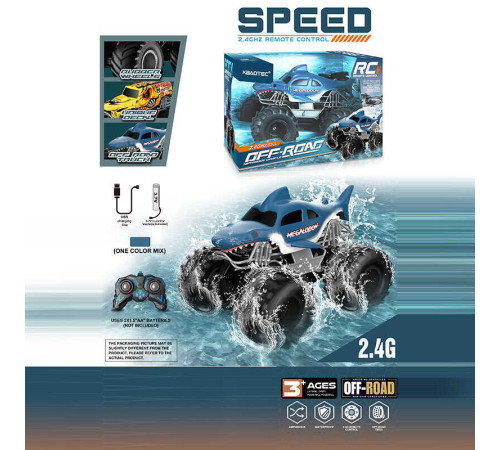 Машина на радіокеруванні XB 1246 (36) акумулятор 3.7 V, USB кабель, пульт 2.4G, масштаб 1:18, гумові колеса, водонепроникна, в коробці