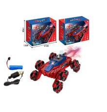 Машина на радіокеруванні CX 100 Z (24) підсвічування, звук, перевертання коліс, парогенератор, оберти на 360°, акумулятор 3.7 V, пульт керування, в коробці