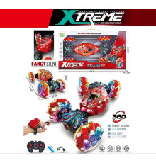 Машина на радіокеруванні 955-233 (20/2) акумулятор - 3.7 V, пульт, браслет, USB - кабель, оберт 360°, зміна положення корпусу, підсвічування, роликові колеса, в коробці