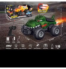 Машина на радіокеруванні ZJ 238-90 A (24) 2 кольори, акумулятор 3.7 V, пульт, масштаб 1:16, підсвічування, парогенератор, гумові шини, в коробці