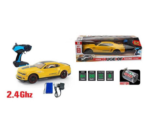 Машина швидкісна на радіокеруванні YL 02 (8) довжина 43см, швидкість - до 20км/год, 1:10, акумулятор 7.4V, пульт 2.4 GHz, у коробці – в наличии! Купите сейчас у KAZKOVA