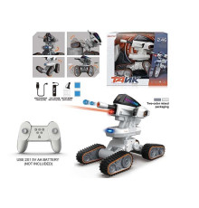 Танк на радіокеруванні XB 1116 (12) 2 кольори, пульт 2.4 GHz, акумулятор 3.7 V, стріляє орбізами, підсвічування, звуки, мелодії, орбізи, пляшечка, в коробці