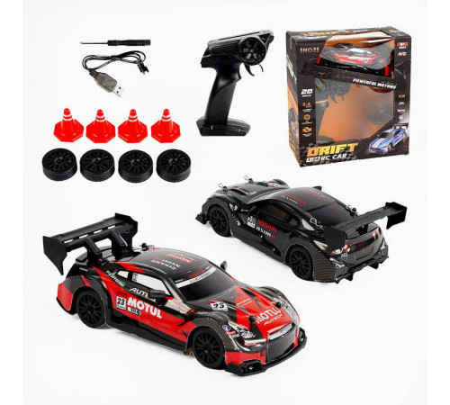 Машина на радіокеруванні 8601 E (28) 2 кольори, акумулятор 3.7 V, пульт 2.4 GHz, підсвічування, гумові шини, викрутка, в коробці, ВИДАЄТЬСЯ МІКС