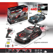 Машина на радіокеруванні YF 668 RC 4 (24) 2 кольори, акумулятор 7.4 V, пульт 2.4 GHZ, 4WD, підсвічування, парогенератор, 2 комплекти коліс, в коробці