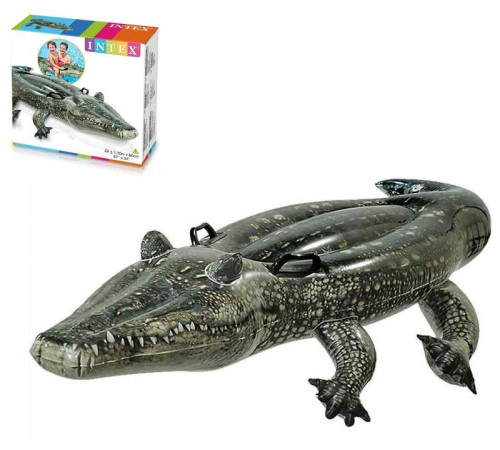 Intex Плотик 57551 NP "Алігатор" (6) розміром 86х170см, від 3 років