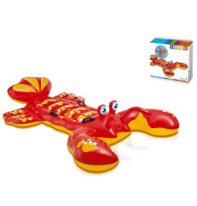 Intex Плотик 57528 NP "Лобстер" (6) вініл, 2-х місний, /3+/, з рем комплектом, в коробці