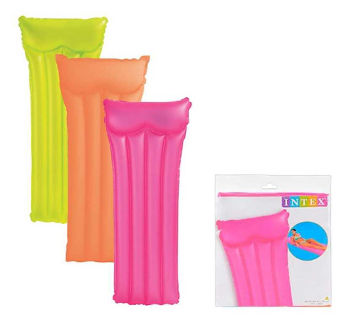 Intex Матрац 59717 NP "Неон" (24) 3 кольори, розміром 183х69см, вага: 0,7 кг, від 12-ти років