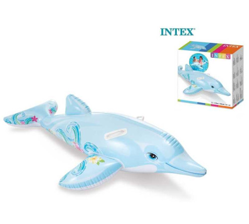Intex Плотик 58535 NP (6) "Дельфін", розмір 175х66 см, від 3 років
