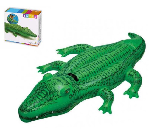 Intex Плотик 58546 NP "Крокодил" (12) розміром 168х86см, від 3-х років