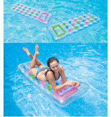 Intex Матрац вініл 59894 NP (12) 2 кольори, розміром 188х71см, вага: 1 кг,