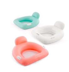 Intex Надувний плотик-крісло 56801 (6) 3 кольори,розмір 114x107 см, в коробці. ВИДАЄТЬСЯ МІКС