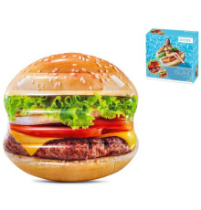 Intex Матрац 58780 EU "Гамбургер" (6) розмір 145х142см, від 6-ти років