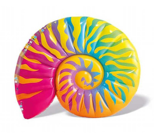 Intex Матрац 58791 EU (4) ПЛОТ “РАДУЖНА РАКОВИНА” 157X127Х25см – в наличии! Купите сейчас у KAZKOVA