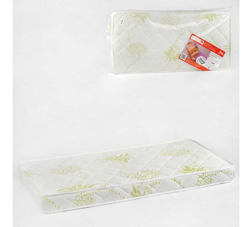 гр Матрац дитячий ортопедичний 20500815 "Twins" NEW КПК стрейч-жаккард 60*120*9 см. АЛОЕ ВЕРА "Homefort"