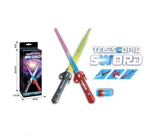 Меч TZ 156 (96/2) звук, підсвічування, довжина 62 см, USB-кабель, в коробці