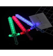 Меч C 74035 (144) 3 види, довжина 49 см, підсвічування, звукові ефекти, реагує на рух, в пакеті, ВИДАЄТЬСЯ МІКС ВИДІВ