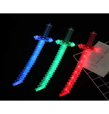 Меч C 74037 (120) 3 види, довжина 66см, підсвічування, звукові ефекти, реагує на рух, в пакеті, ВИДАЄТЬСЯ МІКС ВИДІВ