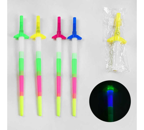 Меч C 34016 (360) 4 кольори, підсвічування, в пакеті, ВИДАЄТЬСЯ ТІЛЬКИ МІКС ВИДІВ