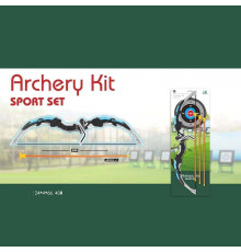 Лук 988-687 D (24/2) 62 см, 3 стріли з присосками, мішень, на листі