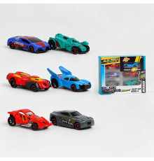 Набір машин 6012 A (120/2) 6 штук, металопластик, у коробці