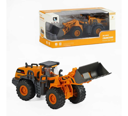 Спецтехніка CLM 21 A (96/2) бульдозер, металевий ківш, інерція, металопластик, в коробці