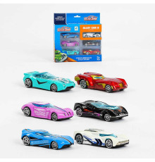 Набір машин 8619 (120/2) металопластик, 6 шт., у коробці