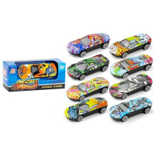 Машинка K 112 A2 (1080/3) 8 видів, металопластик, в коробці, ВИДАЄТЬСЯ МІКС