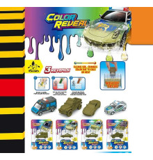 Машина SK-J 11 (360) металопластик, змінює колір, на листі, ВИДАЄТЬСЯ ТІЛЬКИ МІКС ВИДІВ