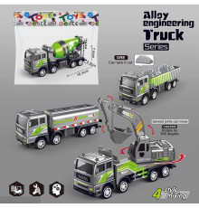 Спецтехніка 601-3 (200) 4 види, металева кабіна, інерція, рухомі елементи, у пакеті