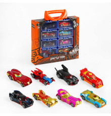 Набір машин 3102-4 (60/2) 8 металопластикових машин, окремі контейнери, в коробці