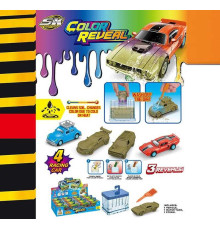 Набір машин SK-S 14 (24) ЦІНА ЗА 12 ШТУК В БЛОЦІ, металопластик, змінює колір, в коробці