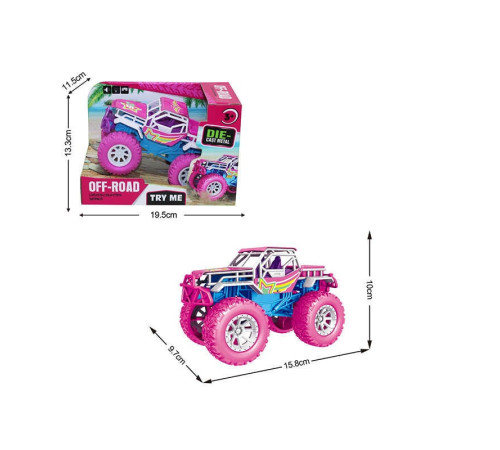 Машинка Z 260 G (96/2) металопластик, інерція, гумові шини, в коробці