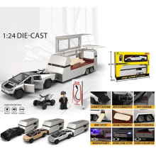 Машинка M 92313-6 (24) металопластик, інерція, підсвічування, звуки, пісня англ, відкриваються дверцята, трейлер, в коробці ВИДАЄТЬСЯ ТІЛЬКИ МІКС ВИДІВ