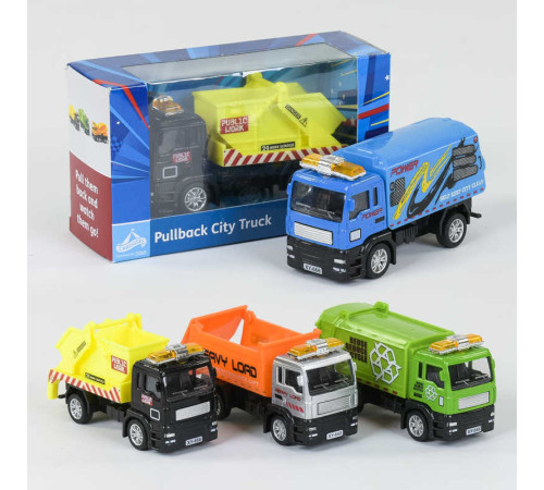 Машинка-спецтехніка XY 016 (192/2) металопластик, ЦІНА ЗА 1 ШТ., В коробці – в наличии! Купите сейчас у KAZKOVA