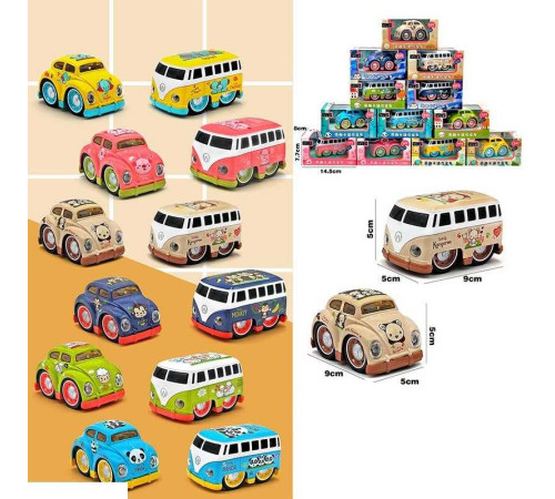 Машина 6058 (120) металопластик, інерція, гумові шини, в коробці, ВИДАЄТЬСЯ ТІЛЬКИ МІКС ВИДІВ – в наличии! Купите сейчас у KAZKOVA