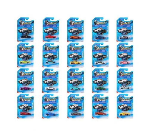 Машинка ML 1977 C1 (384/2) металопластик, на листі, ВИДАЄТЬСЯ ТІЛЬКИ МІКС ВИДІВ