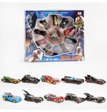 Набір машинок 04199 (36) 10 штук, металопластик, герої, в коробці
