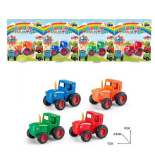 Трактор 47931 (480/2) "Синій Трактор", 1шт на листі, металопластик, 4 кольори, ВИДАЄТЬСЯ МІКС