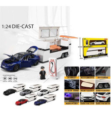 Машинка M 92319-6 (24) металопластик, інерція, підсвічування, звуки, пісня англ. мовою, відкриваються дверцята, дім на колесах, в коробці, ВИДАЄТЬСЯ ТІЛЬКИ МІКС ВИДІВ