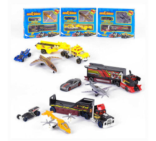 Набір машин металопластик T-R 868 E1 (144/2) 3 види, 3 штуки в коробці