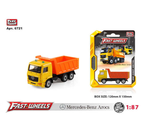 Спецтехніка 6721 (204) "Play Smart", "Самоскид", металопластик, рухлива платформа, на листі – в наличии! Купите сейчас у KAZKOVA Спецтехніка 6721 (204) "Play Smart", "Самоскид", металопластик, рухлива платформа, на листі – в наличии! Купите сейчас у KAZKOVA