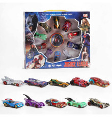 Набір машинок 04199 A (36) 10 штук, металопластик, герої, в коробці