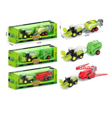 Комбайн 955-237 (144/2) 3 види, металопластик, навісне обладнання, знімний причіп, в коробці, ВИДАЄТЬСЯ МІКС