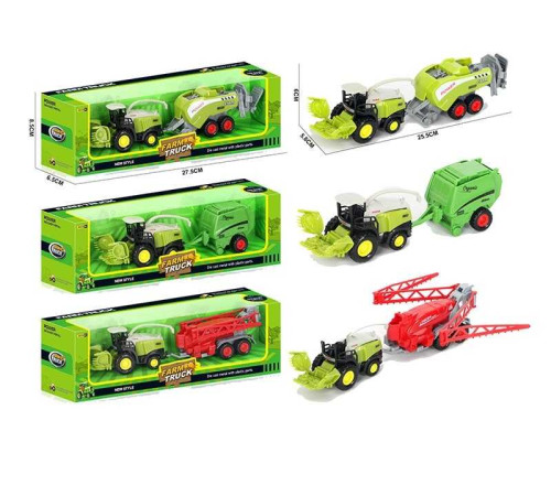 Комбайн 955-237 (144/2) 3 види, металопластик, навісне обладнання, знімний причіп, в коробці, ВИДАЄТЬСЯ МІКС – в наличии! Купите сейчас у KAZKOVA