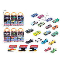 Набір машин DS 085 (144/2) 3 штуки, металопластиковий корпус, в коробці, ВИДАЄТЬСЯ ТІЛЬКИ МІКС ВИДІВ