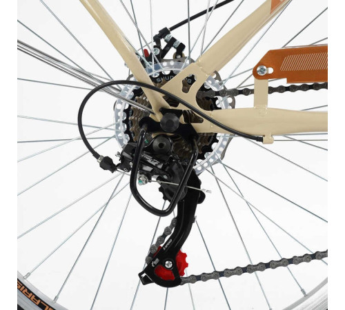 Велосипед міський Corso «Polaris» 26`` PS-72411 + КОШИК (1) сталева рама 16.5``, Shimano 7 швидкостей, корзина, багажник – в наличии! Купите сейчас у KAZKOVA Велосипед міський Corso «Polaris» 26`` PS-72411 + КОШИК (1) сталева рама 16.5``, Shimano 7 швидкостей, корзина, багажник – в наличии! Купите сейчас у KAZKOVA