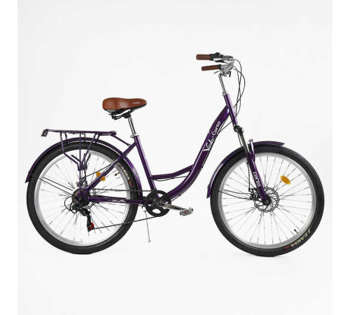 Велоcипед міський Corso «Viola» 26" дюймів VL-26914 – в наличии! Купите сейчас у KAZKOVA Велоcипед міський Corso «Viola» 26" дюймів VL-26914 – в наличии! Купите сейчас у KAZKOVA